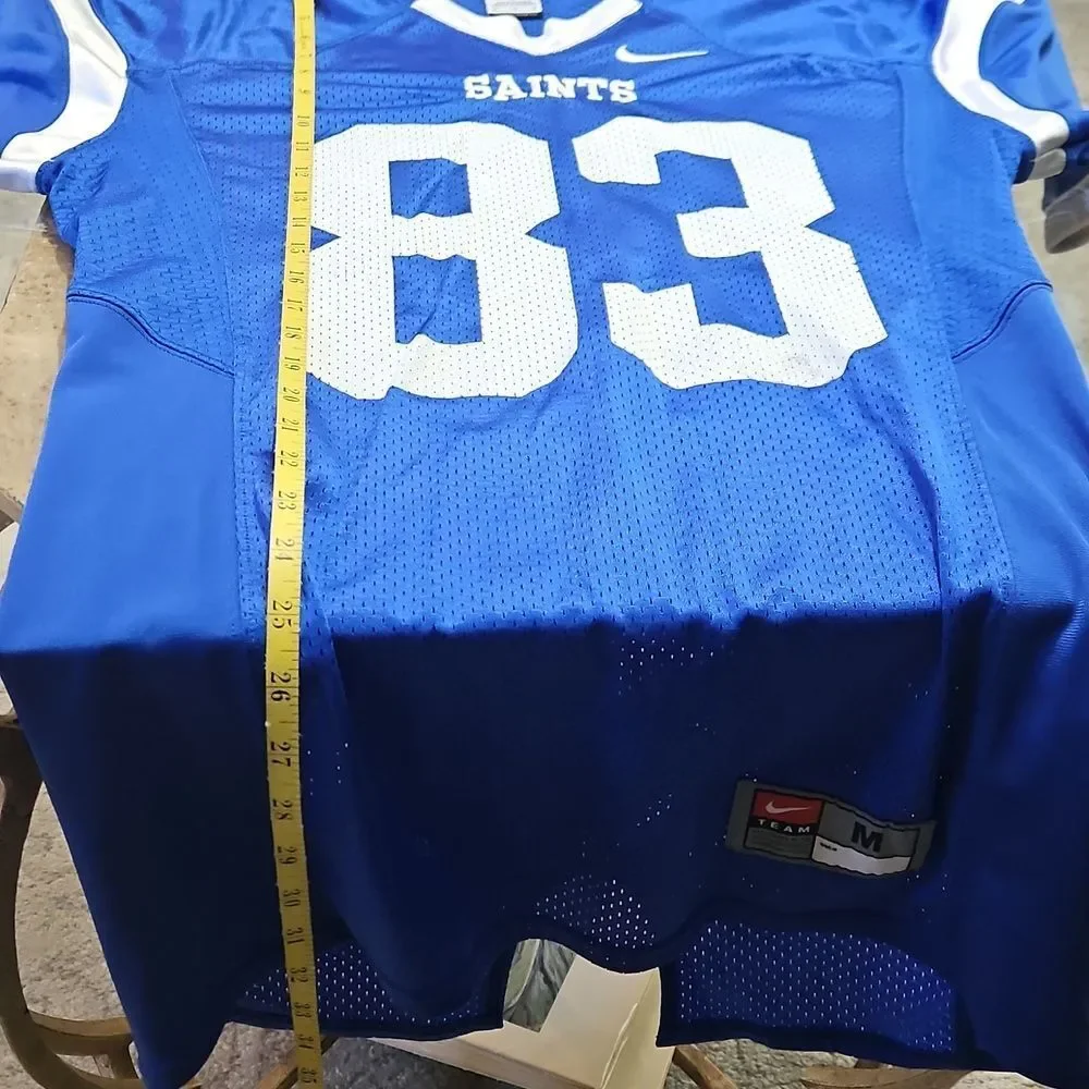 Nike Saints Blue and White Practice Jersey Size Medium